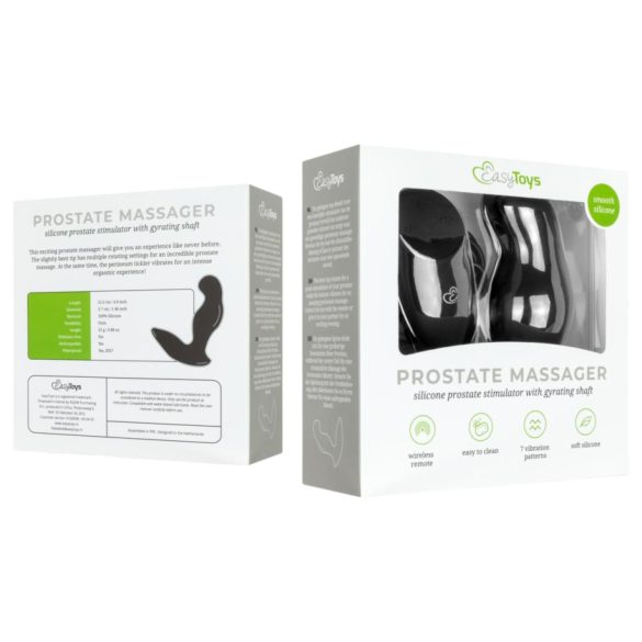 Easytoys Anal Collection - juhtmevaba anaalseks vibraator - must