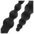 Easytoys - laetav anaalvibraatorite komplekt - 4-osaline (must)