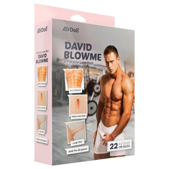 AirDoll David - täispuhutav mehike (naturaalne)