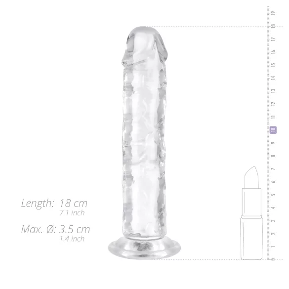 EasyToys - dildoo - 16 cm - läbipaistev zheel