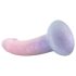 EasyToys Mermaid - sädelev dildo - 19 cm (roosa)