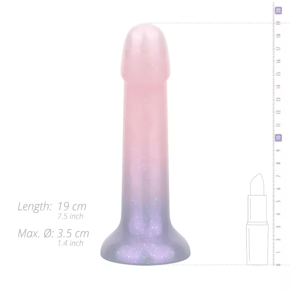 EasyToys Mermaid - glitterdildos - 19cm - roosa