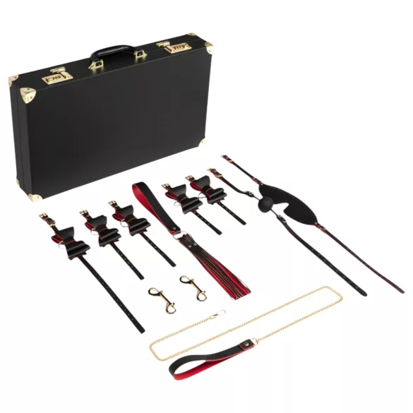 Bedroom Fantasies - BDSM komplekt 13 osa - must - kohver