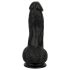 Easytoys - realistlik must munanditega dildo - 12 cm