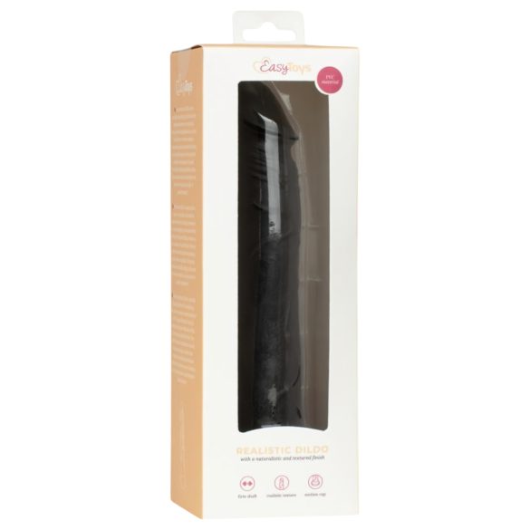 Easytoys - realistlik dildo - 17,5 cm - must