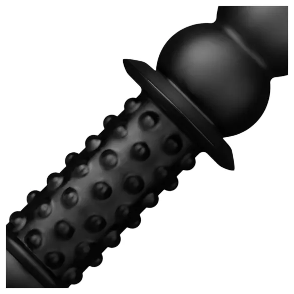 BUTTR Akimbo - kahepoolne anaaldildo - must