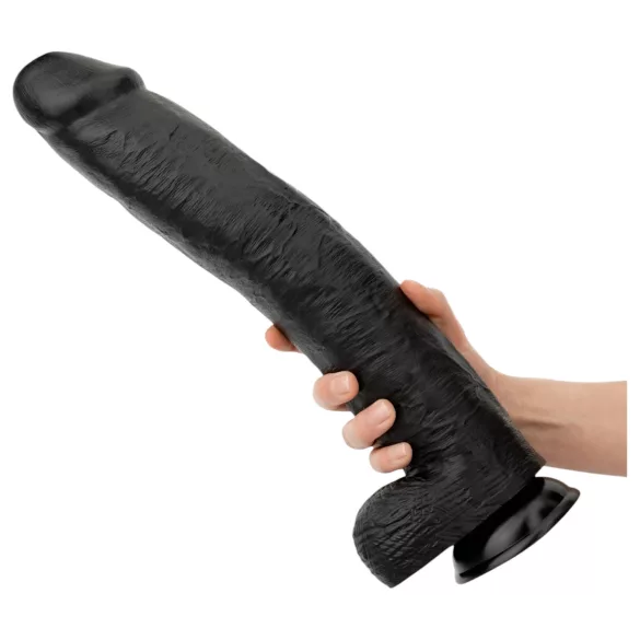 BUTTR Operation Dingo - suur realistlik dildo - 43 cm must