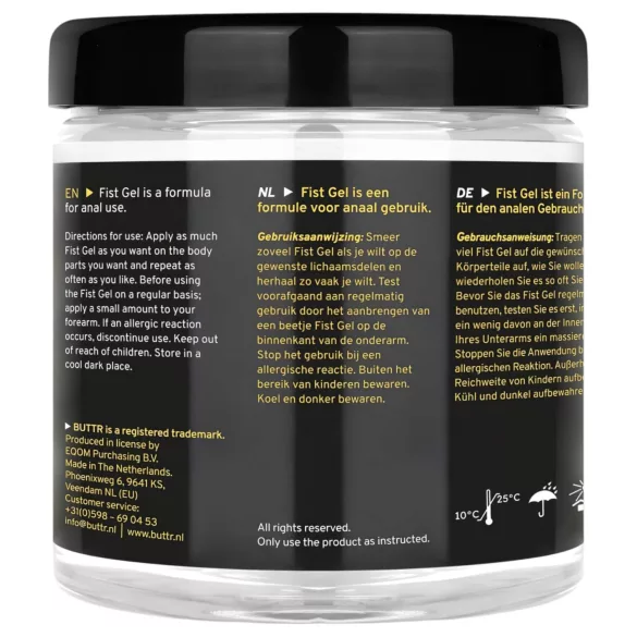 BUTTR - libisemisgeel fistinguks - 500 ml