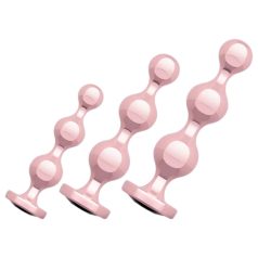 Rosy Gold - anaaldildode komplekt - roosakuld