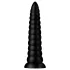 BUTTR Caterpiller - hiiglaslik anaalpunn (must) - 29 cm