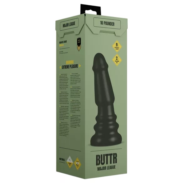 BUTTR Tactical II - hiiglaslik anaalpunn (must) - 26 cm