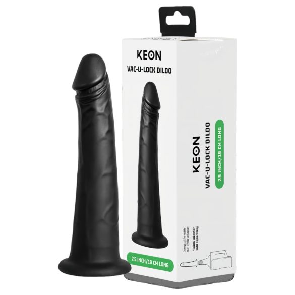 Kiiroo - realistlik vaakumdildo - 19 cm - must