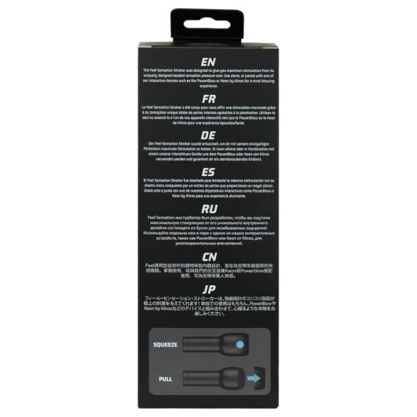 Kiiroo - meeste masturbaator - PowerBlow ühilduv - must