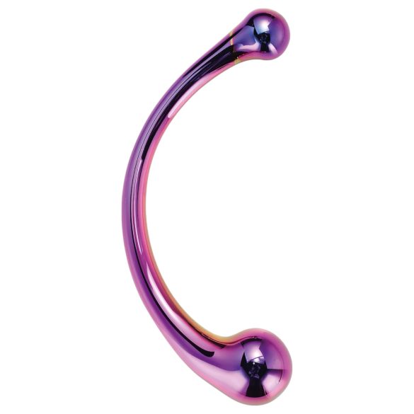 Dreamtoys – klaasist massaažidildo (metallik)
