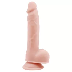   Mr. Dixx 7.6 - dildoga iminapaga ja munanditega - naturaalne 19,5 cm