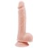 Mr. Dixx 7.6 - iminappadega munanditega dildo - naturaalne (19,5 cm)