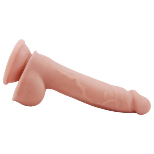 Mr. Dixx 7.6 - dildoga iminapaga ja munanditega - naturaalne 19,5 cm