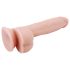 Mr. Dixx 7.6 - iminappadega munanditega dildo - naturaalne (19,5 cm)