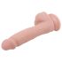 Mr. Dixx 7.6 - dildoga iminapaga ja munanditega - naturaalne 19,5 cm