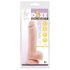 Mr. Dixx 7.6 - iminappadega munanditega dildo - naturaalne (19,5 cm)