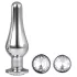 Gleaming Love - anaal-tipp-plugide komplekt (hõbedane, 3-osaline)