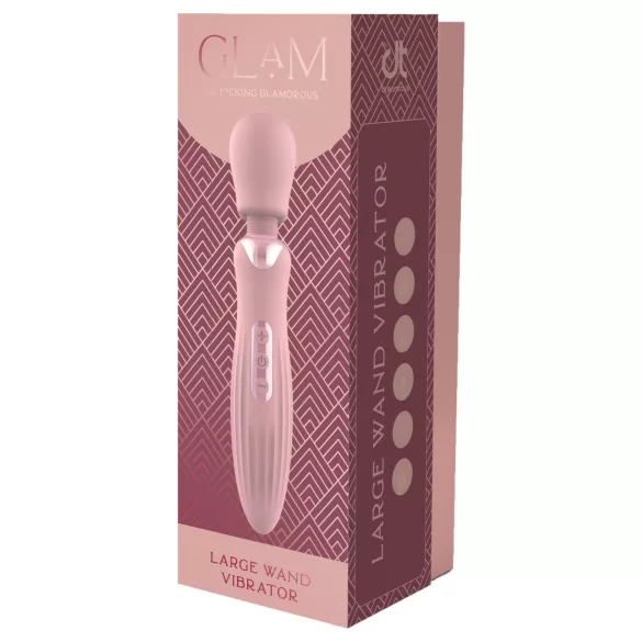 Glam - suur wand‑vibraator (roosa)