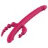 Dreamtoys Anywhere Pleasure Vibe - akulaetav 4-harulise vibraator (roosa)