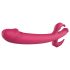 Dreamtoys Anywhere Pleasure Vibe - akulaetav 4-harulise vibraator (roosa)
