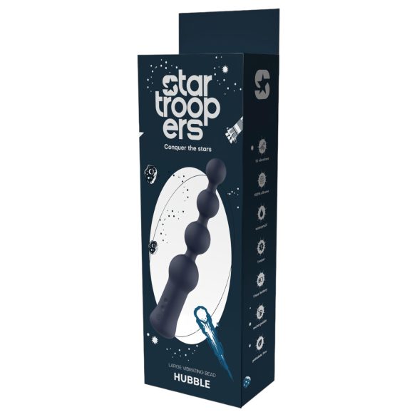 Startroopers Hubble - suur laetav pärlitega anaalseksvibraator - sinine
