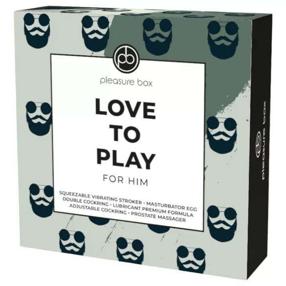 Pleasure Box Love to Play - masturbaator komplekt - 6-osaline