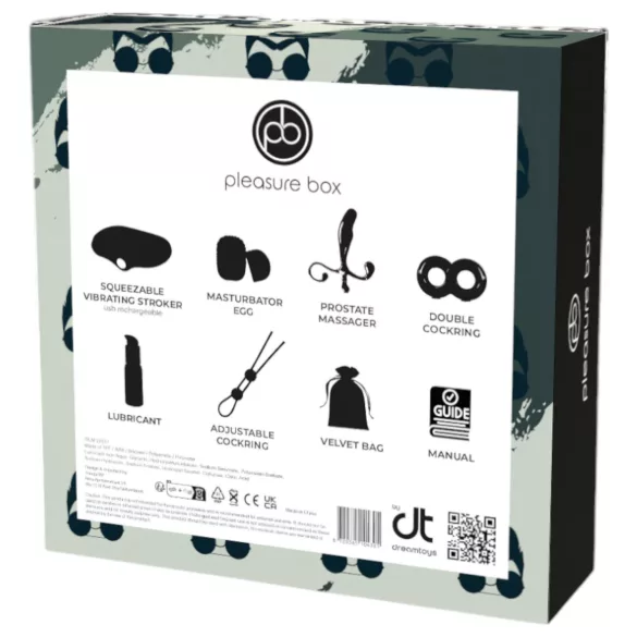 Pleasure Box Love to Play - masturbaator komplekt - 6-osaline