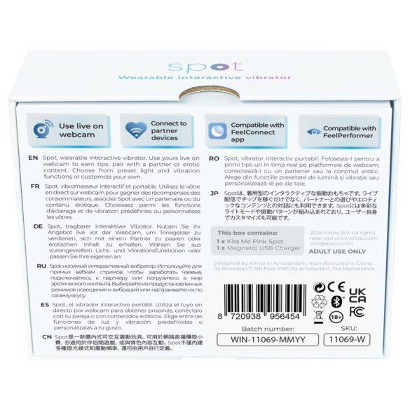 Kiiroo Spot - vibromuna - roosa