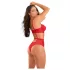 Zôf Ruby - väljalõigetega pitsbodi reguleeritavate õlapaeltega (punane)