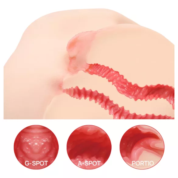 Kokos Vanilla 004 - meestorso masturbator - realistlik - naturaalne