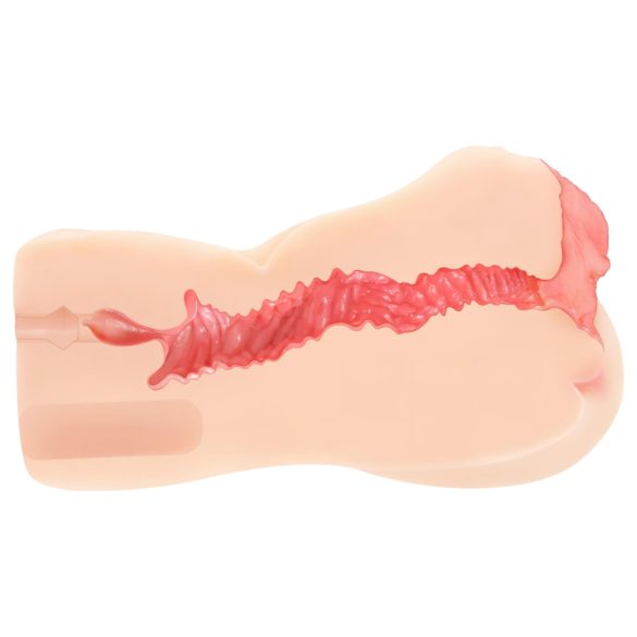 Kokos Onahole 004 - topeltkihiga masturbaator - naturaalne värv