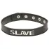 X-Play Slave - kaelarihm orjadele - must
