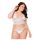 Coquette - pitsist pesukomplekt - valge (XL)