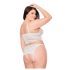 Coquette - pitsist pesukomplekt - valge (XL)
