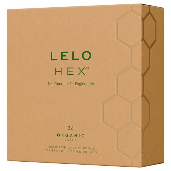 LELO Hex Organic - looduslik kondoom (36 tk)