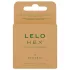 LELO Hex Organic - kondoomid - 3 tk - naturaalne lateks