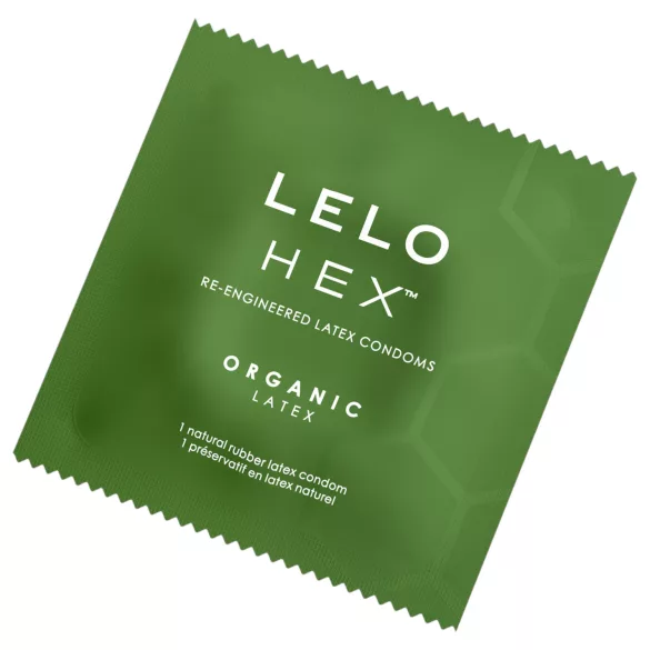 LELO Hex Organic - kondoomid - 3 tk - naturaalne lateks