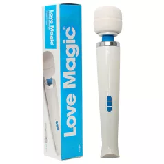Love Magic Wand - juhtmevaba massaaživibraator - valge