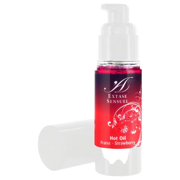 Extase Sensuel soojendav massaažiõli - maasikas (30ml)