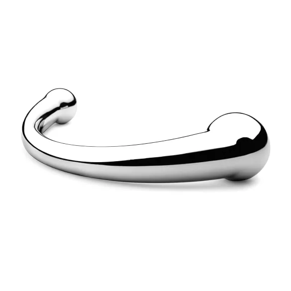NJOY Pure Wand - anaalne konksdildo (hõbedane)