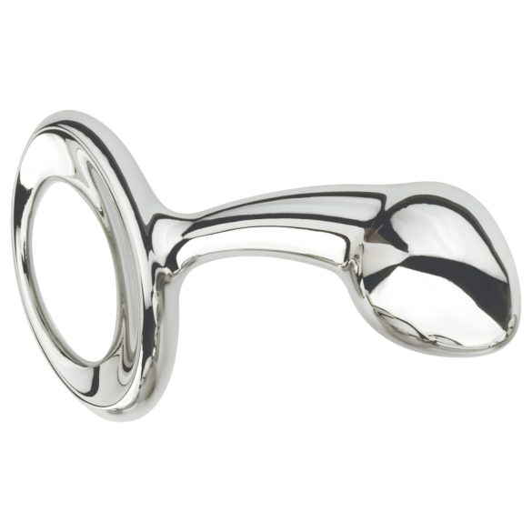 Njoy S - väike metallist anaaltapp - hõbedane