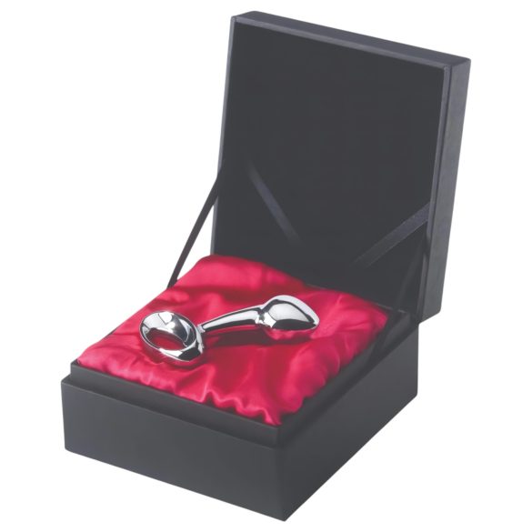 Njoy S - väike metallist anaaltapp - hõbedane