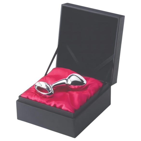 Njoy M - metallist anaalplug - keskmine suurus - hõbedane