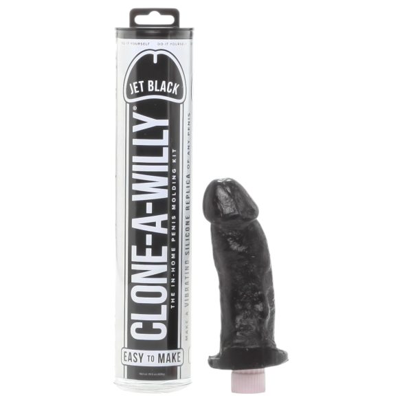 Clone-a-Willy - musta peenise koopia vibraatoriga komplekt
