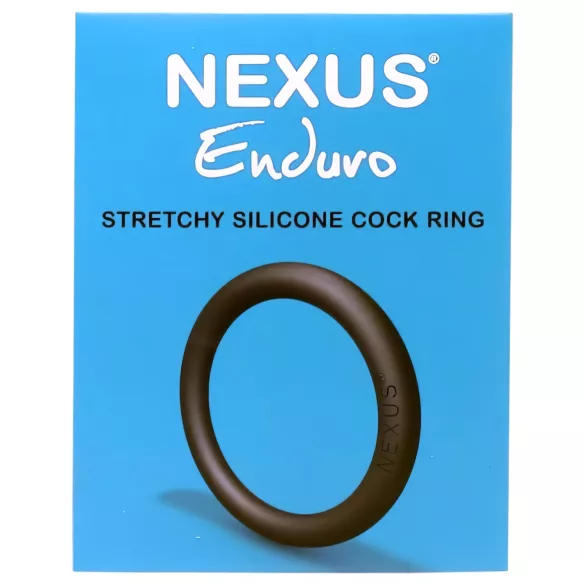 Nexus Enduro - silikoonist peenisekumm - must