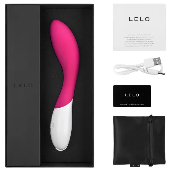 LELO Mona 2 - kaardus vibreeriv dildo - roosa